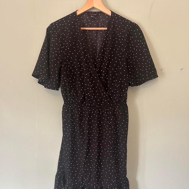 New Look Women's Dress - Navy/Black - 14 on Productcaster.