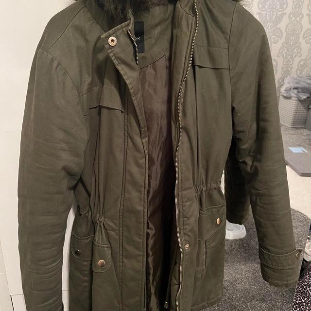 New Look Women's Parka - Khaki/Green - UK 6 on Productcaster.