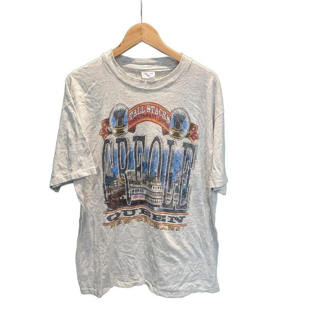 Hanes Men's T-shirt - White/Multi - XL on Productcaster.