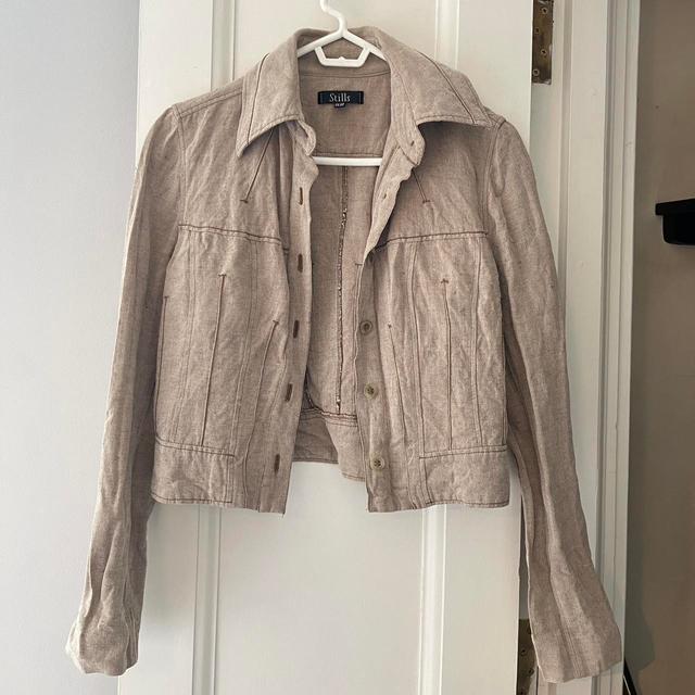 Vintage Women's Lightweight Jacket - Tan - S on Productcaster.