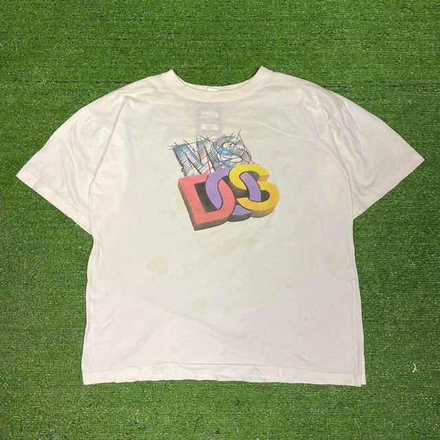 American Vintage Men's T-shirt - White - XL on Productcaster.