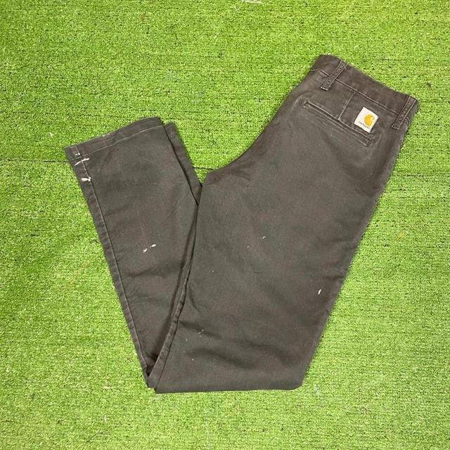 Carhartt Men's Chino Trousers - Black - 32" on Productcaster.