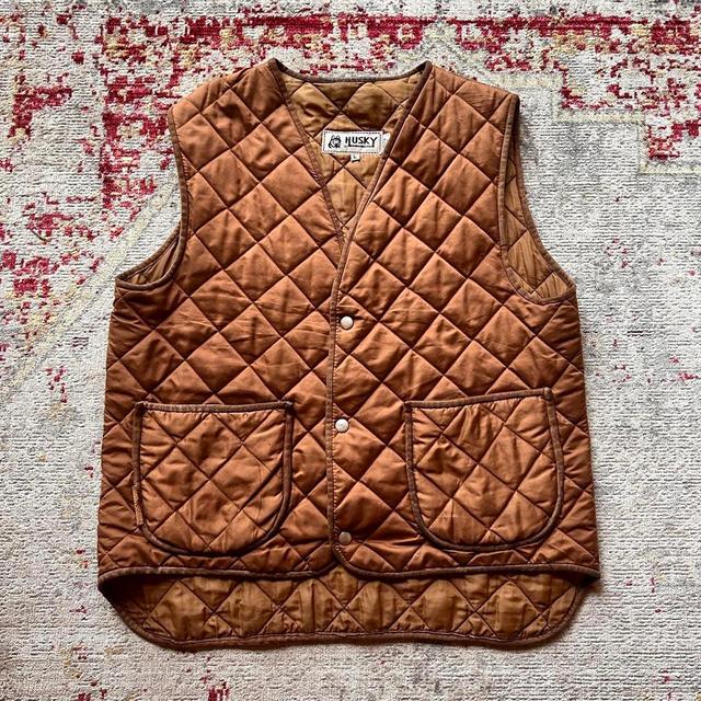 Vintage Men's Gilet - Brown - L on Productcaster.