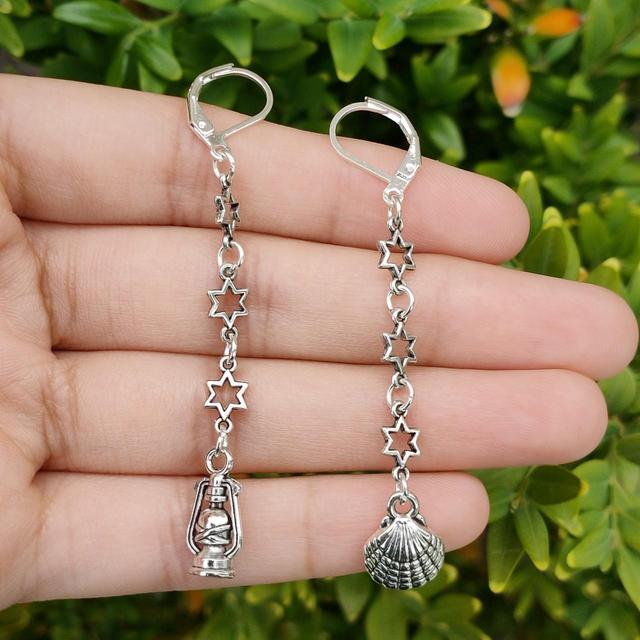 Handmade Women's Earrings - Silver on Productcaster.