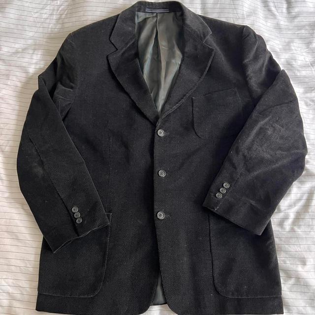 Men's Blazer Jacket - Black - L on Productcaster.