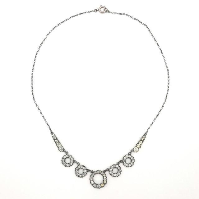 Vintage Women's Necklace - Silver on Productcaster.