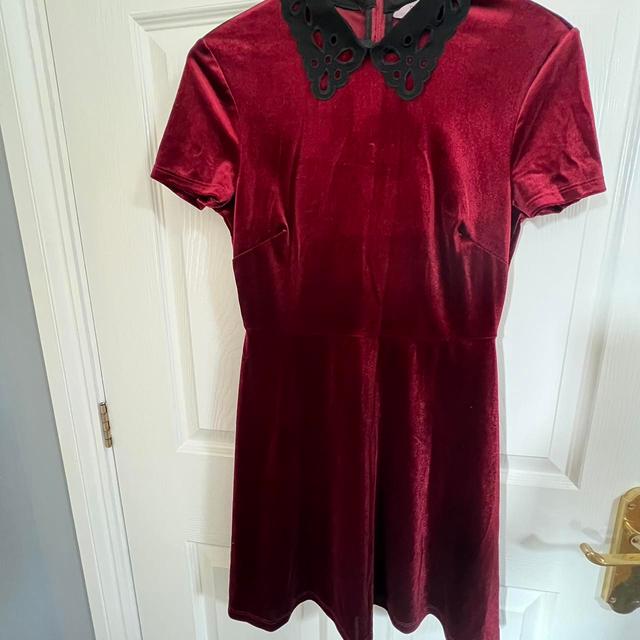 Miss Selfridge Petites Women's Dress - Burgundy/Red - 8 on Productcaster.