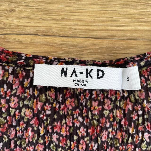 NA-KD Women's Dress - Multi/Burgundy - 4 on Productcaster.