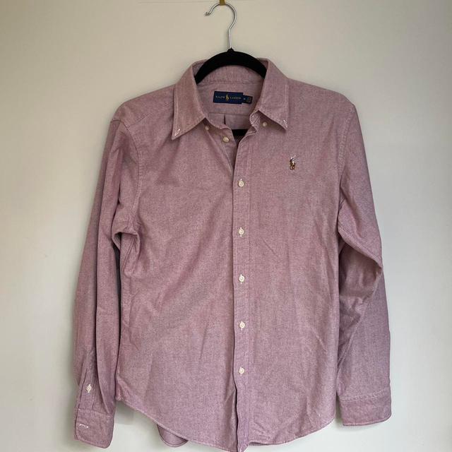 Ralph Lauren Men's Shirt - Pink/Red - L on Productcaster.