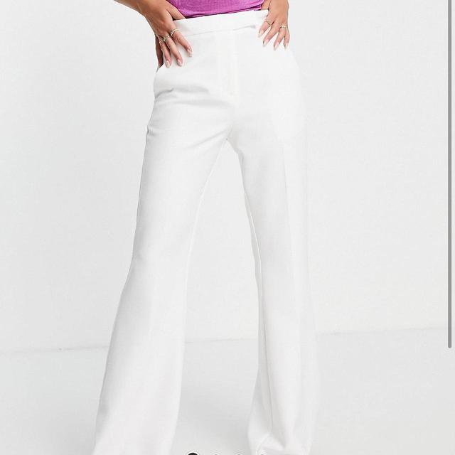 ASYOU Women's Tailored trousers - White - M on Productcaster.