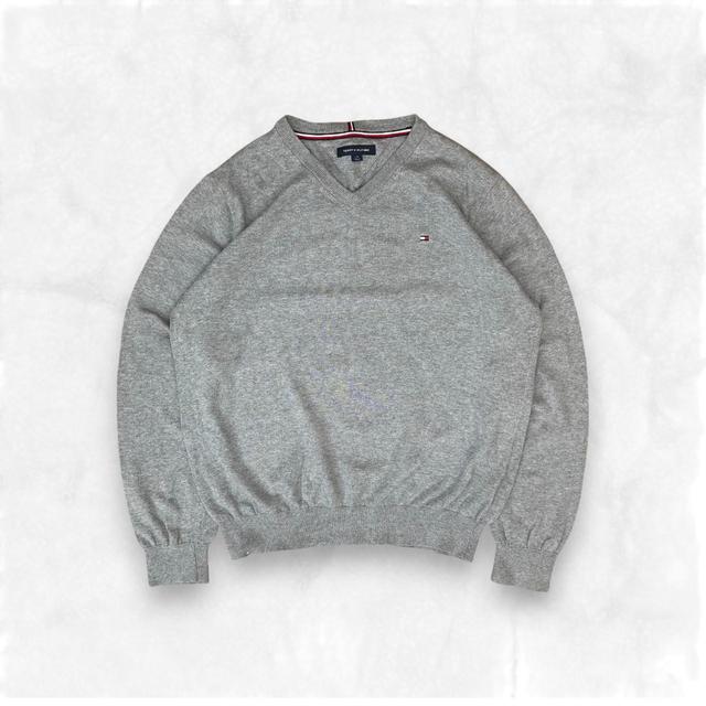 Tommy Hilfiger Men's Jumper - Grey - L on Productcaster.