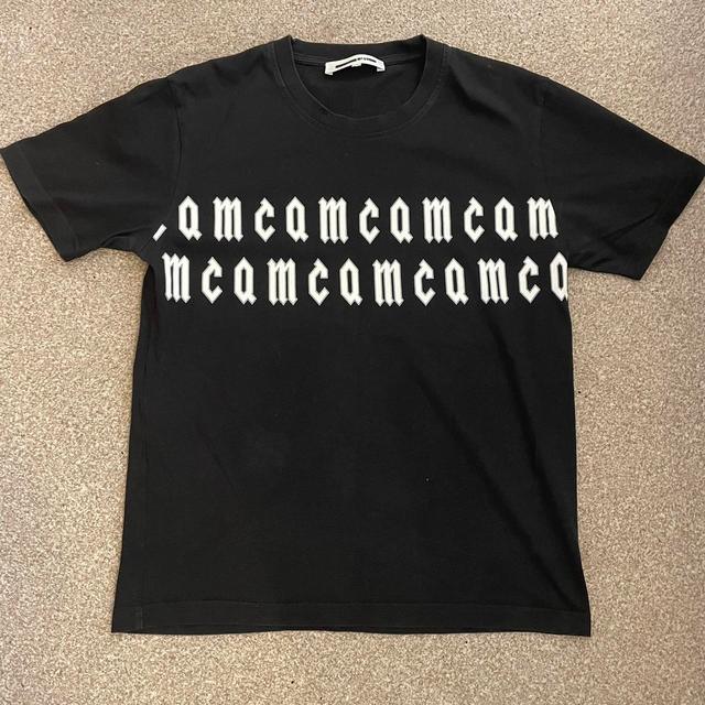 Alexander McQueen Men's T-shirt - Black/White - S on Productcaster.