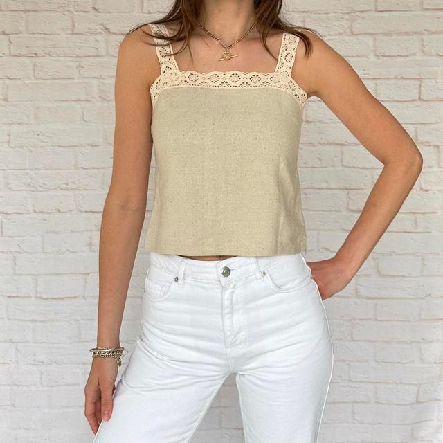 Women's Vest - Cream - XS on Productcaster.