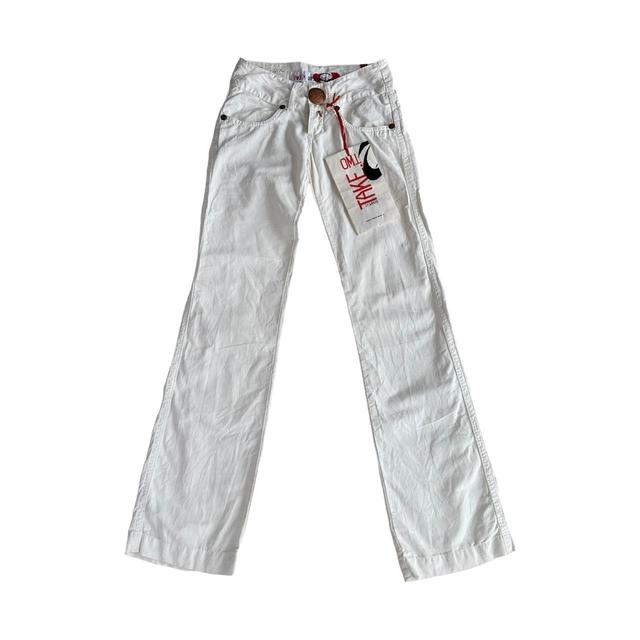 Women's Trousers - White - 25" on Productcaster.