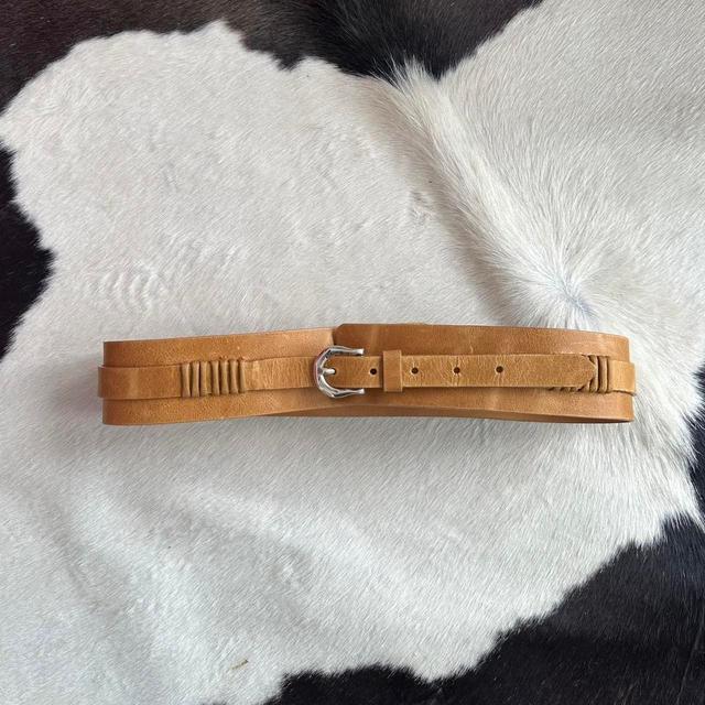 DKNY Women's Belt - Tan/Brown on Productcaster.