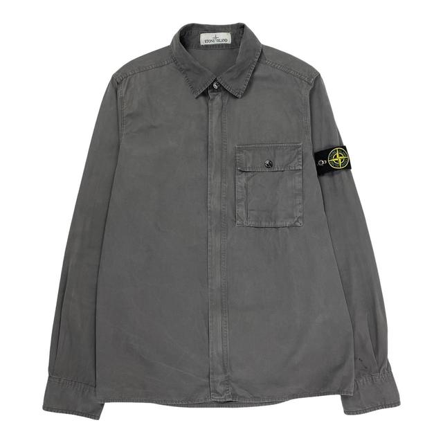 Stone Island Men's Lightweight Jacket - Grey - M on Productcaster.