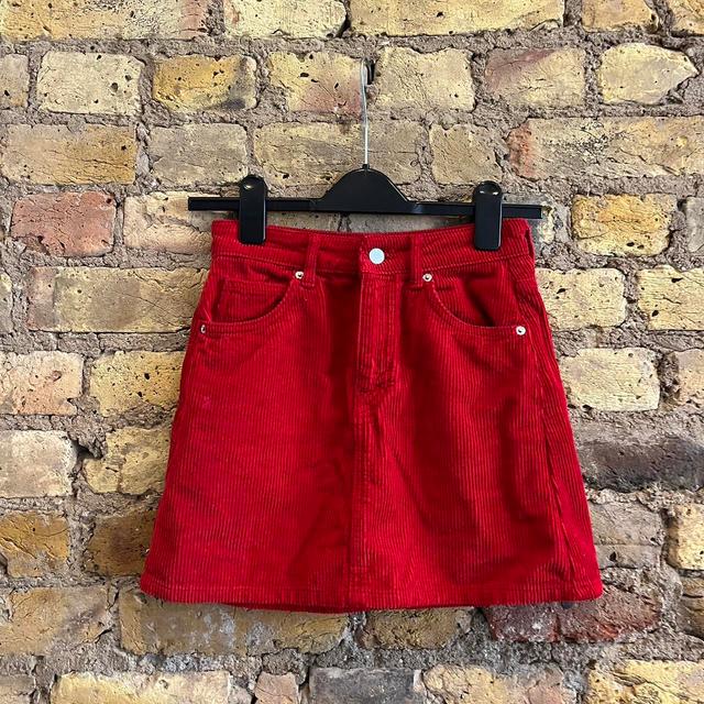 Topshop Women's Skirt - Red - S on Productcaster.