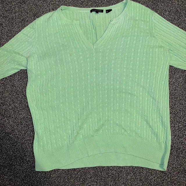 Vintage Women's Jumper - Green - L on Productcaster.