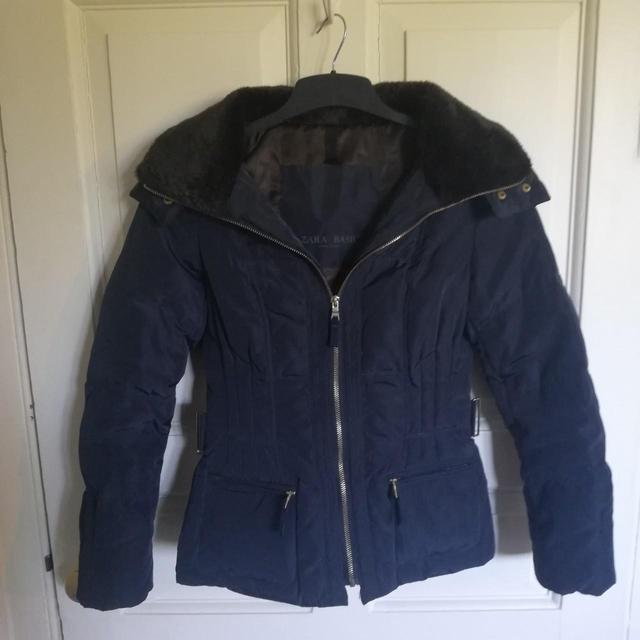 Zara Women's Outdoors Coat - Navy - UK 6 on Productcaster.