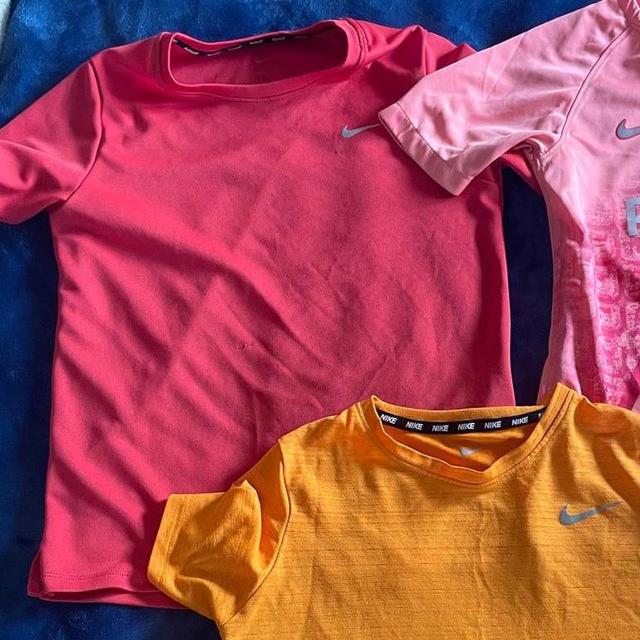 Nike Kids' T-shirt - Pink/Multi on Productcaster.