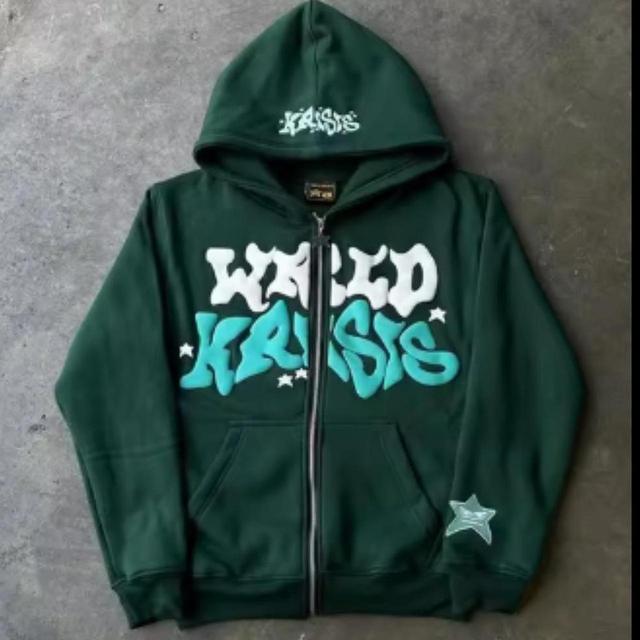 Men's Hoodie - Green - XL on Productcaster.