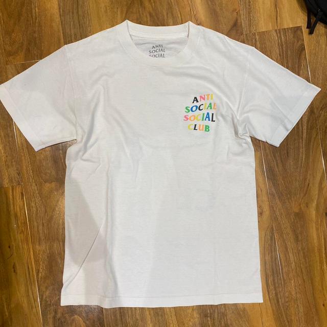 Anti Social Social Club Men's T-shirt - White/Multi - S on Productcaster.