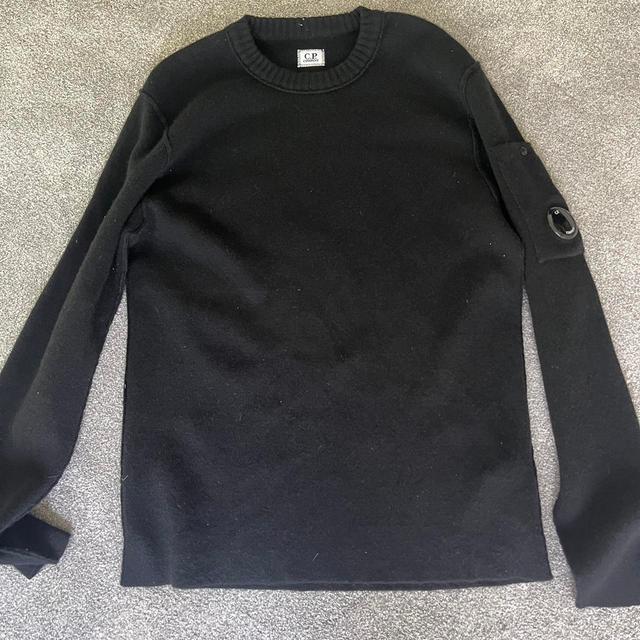 CP Company Men's Jumper - Black - M on Productcaster.