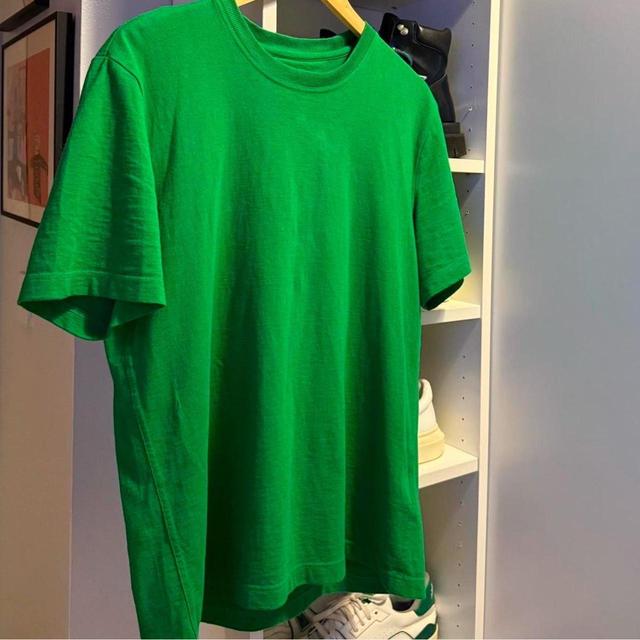 Bottega Veneta Men's T-shirt - Green - M on Productcaster.