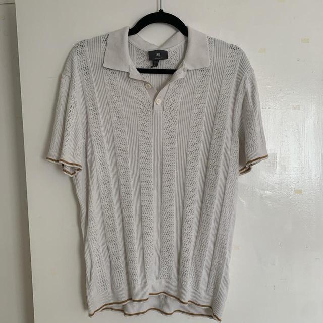 H&M Men's Shirt - White - S on Productcaster.