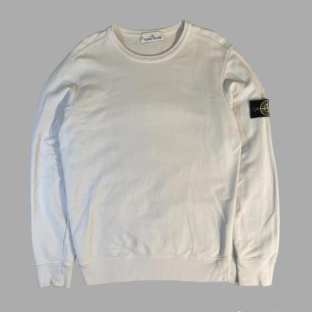 Stone Island Men's Sweatshirt - White - M on Productcaster.