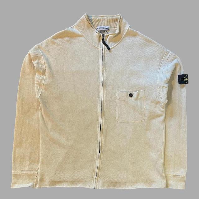 Stone Island Men's Jumper - Cream - XXL on Productcaster.