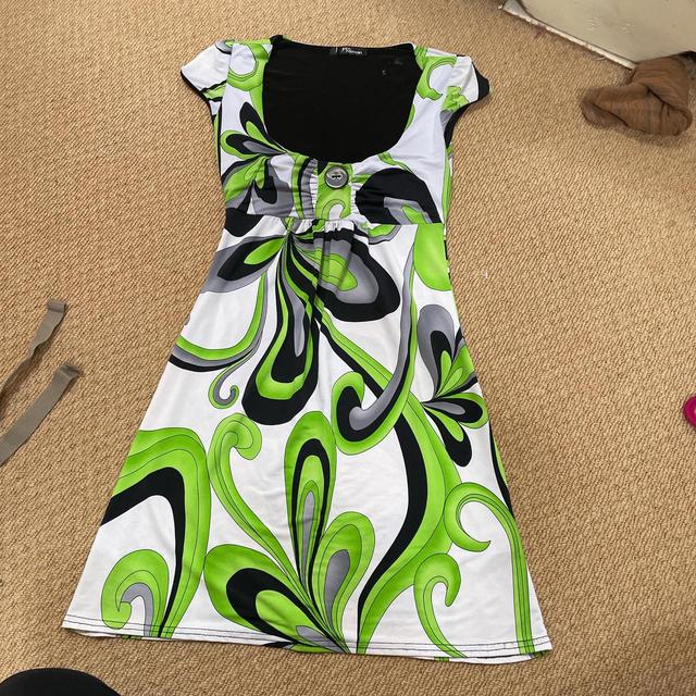 Jane Norman Women's Dress - Multi/Green - XS on Productcaster.