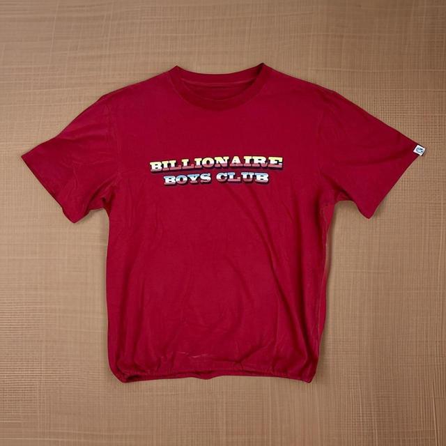 Billionaire Boys Club Men's T-shirt - Red - S on Productcaster.