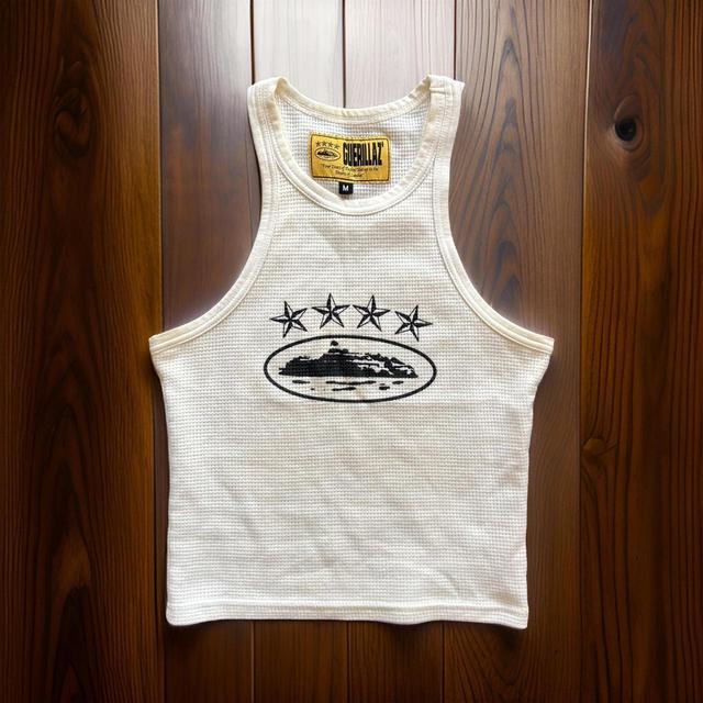 Corteiz Women's Vest - White - M on Productcaster.