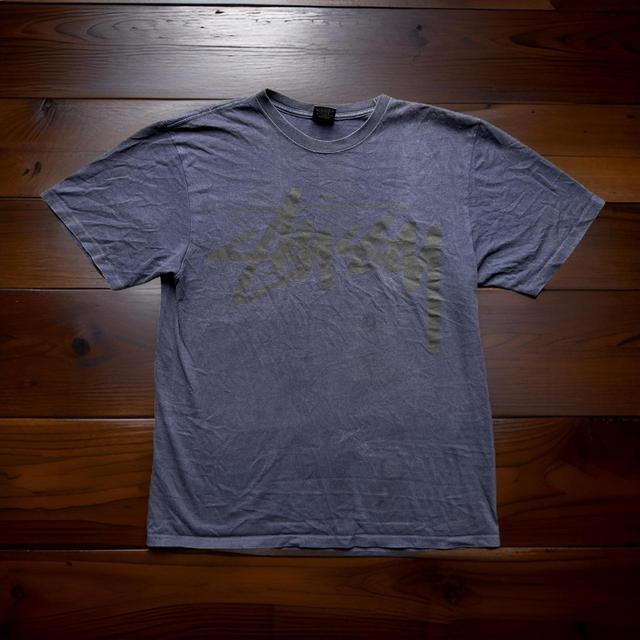 Stüssy Men's T-shirt - Navy/Black - M on Productcaster.