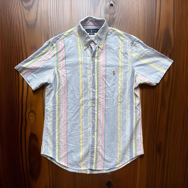 Ralph Lauren Men's Shirt - Multi/Blue - S on Productcaster.