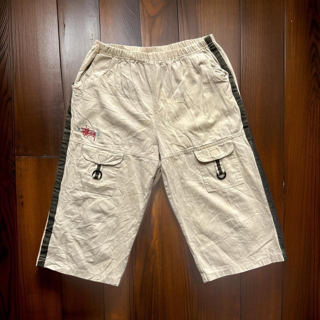 Stüssy Men's Shorts - Cream/Tan - S on Productcaster.