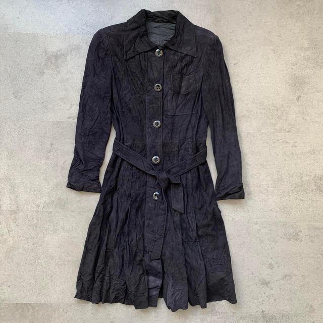 Vintage Women's Trench - Black - M on Productcaster.