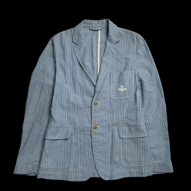 Vivienne Westwood Men's Coat - Blue - L on Productcaster.