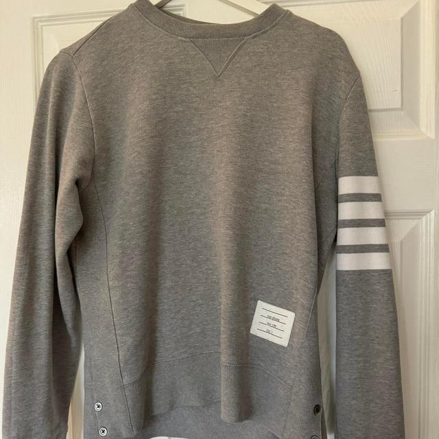 Thom Browne Men's Jumper - Grey - M on Productcaster.