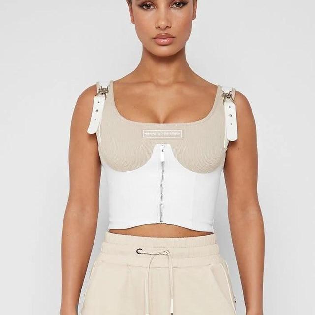 Maniere De Voir Women's Corset - Cream - 8 on Productcaster.