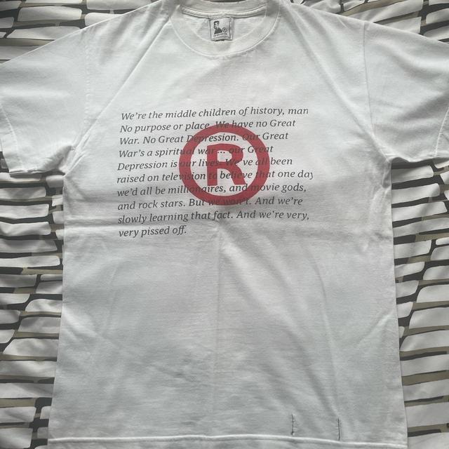 Men's T-shirt - White - M on Productcaster.