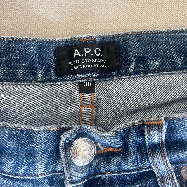 A.P.C. Men's Slim Jeans - Blue - 30" on Productcaster.