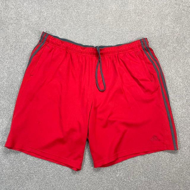 Adidas Men's Shorts - Red/Black - 3XL on Productcaster.