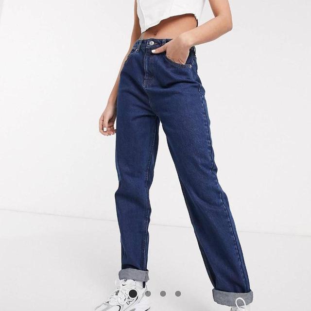 ASOS Design Women's High waisted Jeans - Blue - 30" on Productcaster.