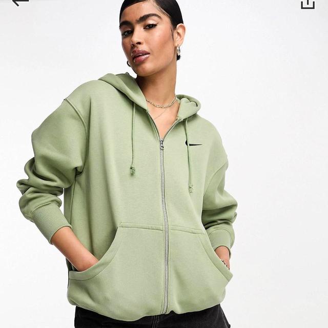 Nike Women's Hoodie - Green - S on Productcaster.