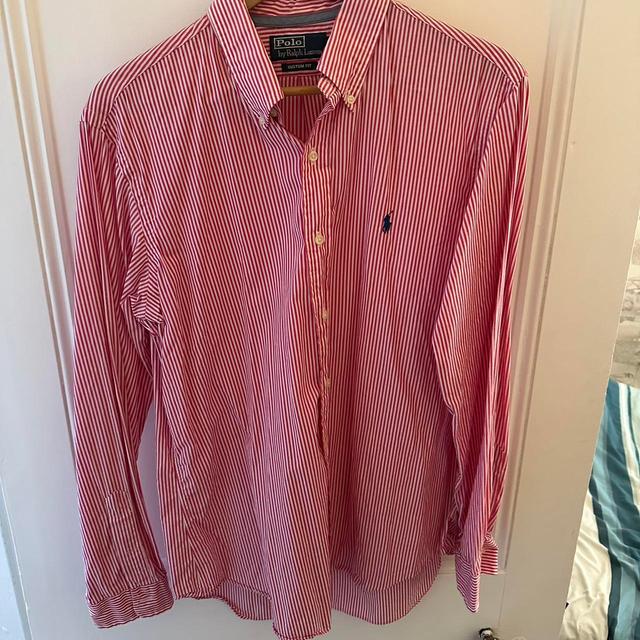 Ralph Lauren Men's Shirt - Pink - L on Productcaster.