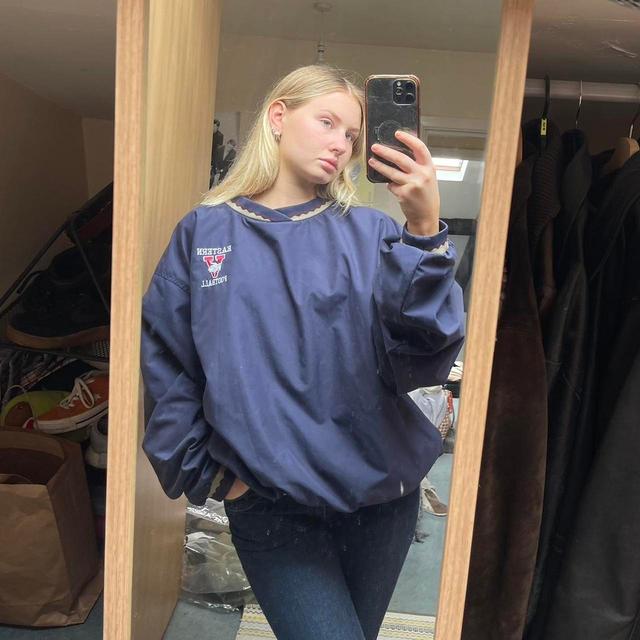 Women's Sweatshirt - Navy/Blue - 12 on Productcaster.