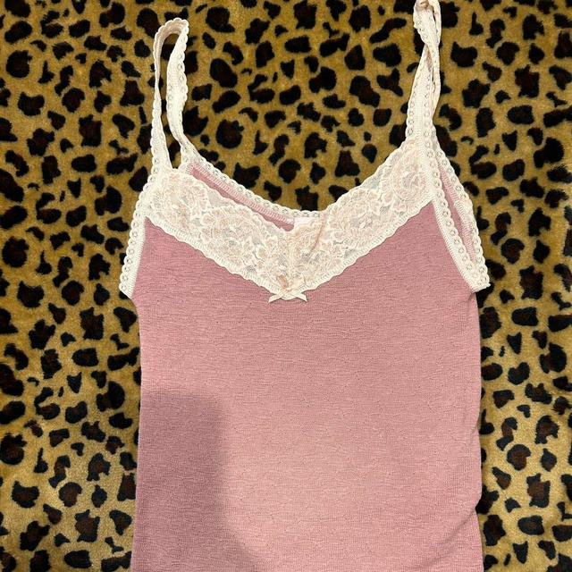 Brandy Melville Women's Vest - Pink - S on Productcaster.