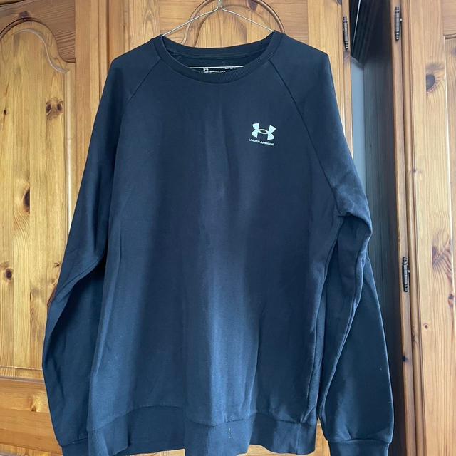 Under Armour Men's Sweatshirt - Black/Navy - L on Productcaster.